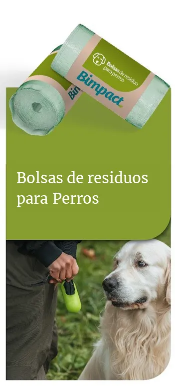 Bolsas de residuos para perros compostable