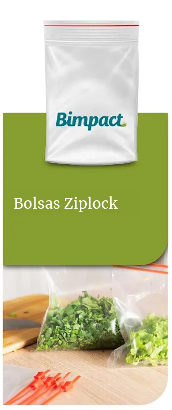 Bolsas ziplock compostable