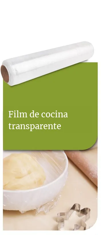 Film de cocina transparente compostable